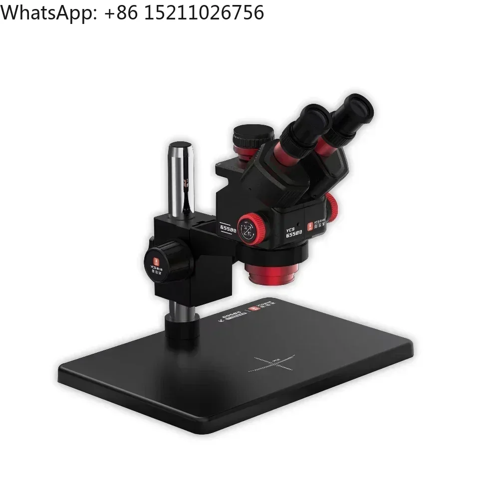 Power Tools Zoom - Microscopio Trinocular YCS 6558S HD con