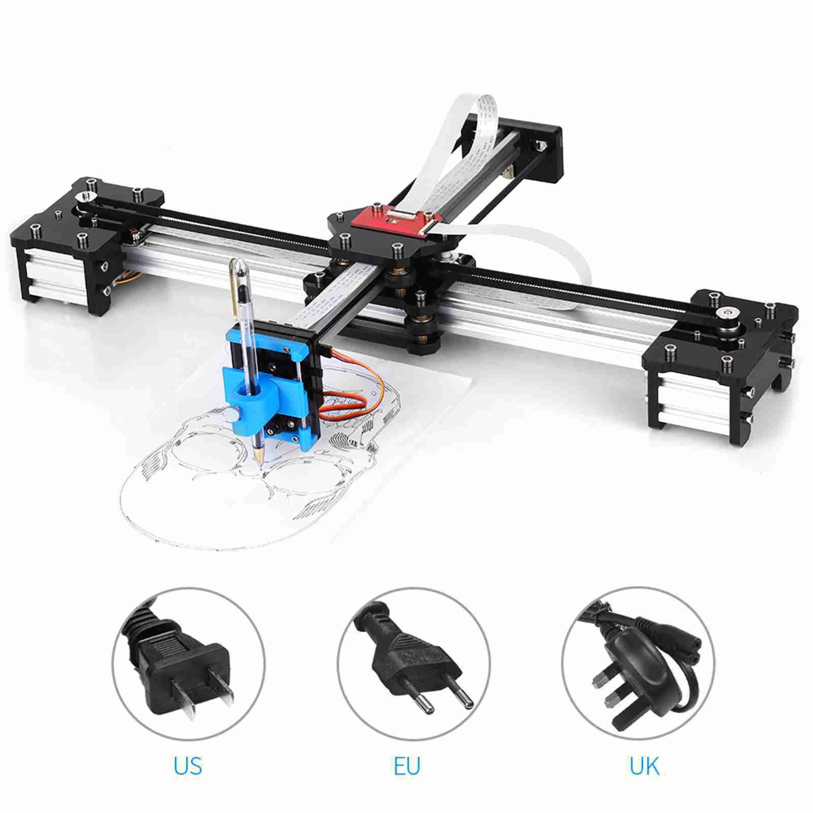 Power Tools Drawing - VG-X4 pluma de Plotter ensamblada de