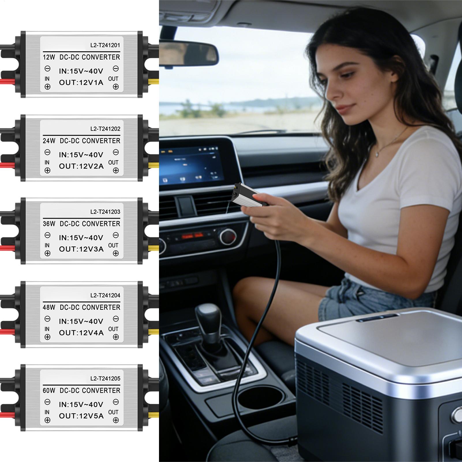 Power Tools In Automotive - Adaptador de Corriente CC Reductor de