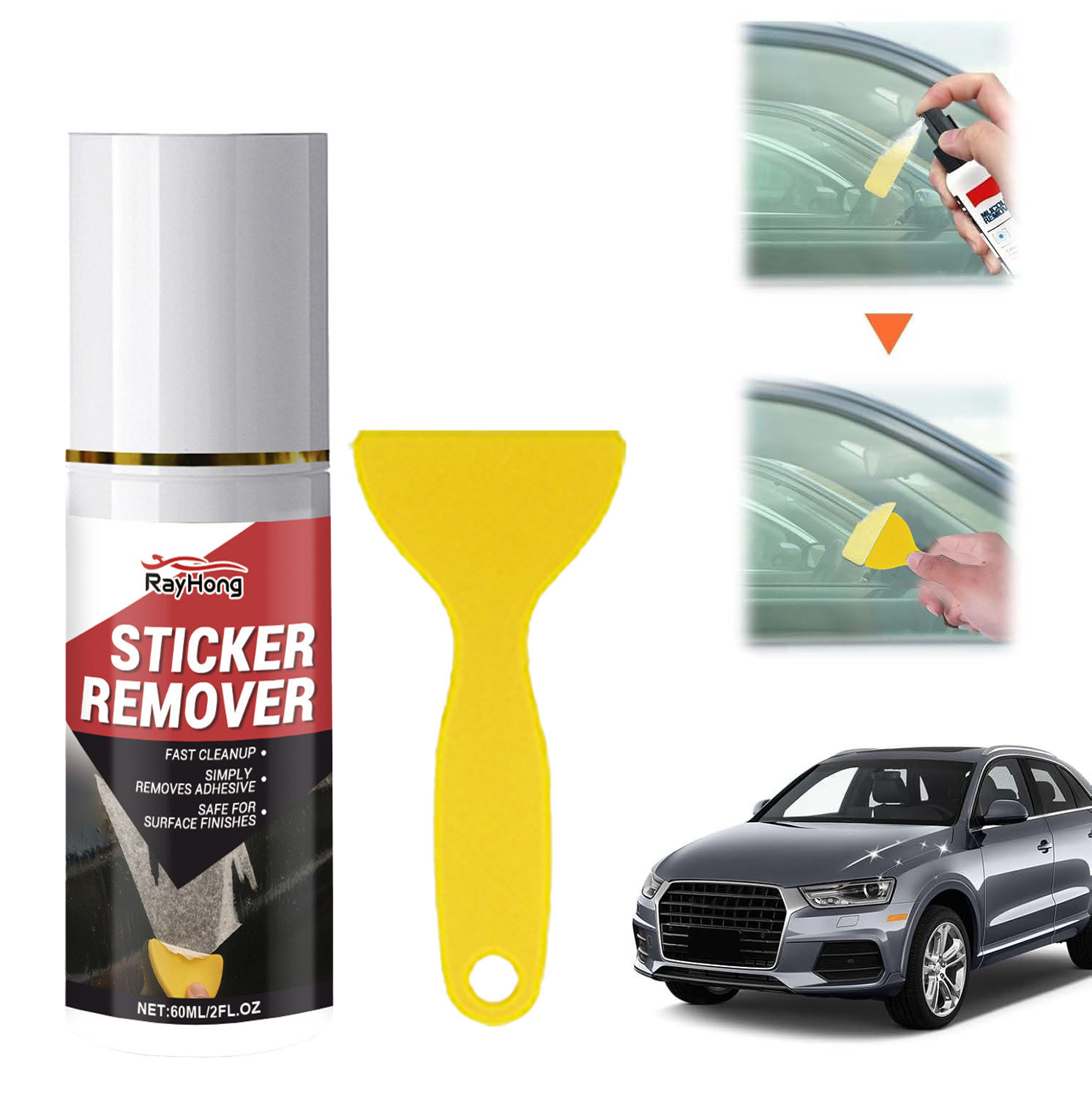 Power Tools In Automotive - Potente removedor de adhesivo automotriz, spray