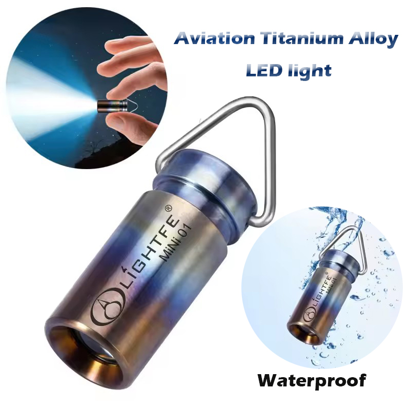 Power Tools Zoom - Mini linterna impermeable de aleación de