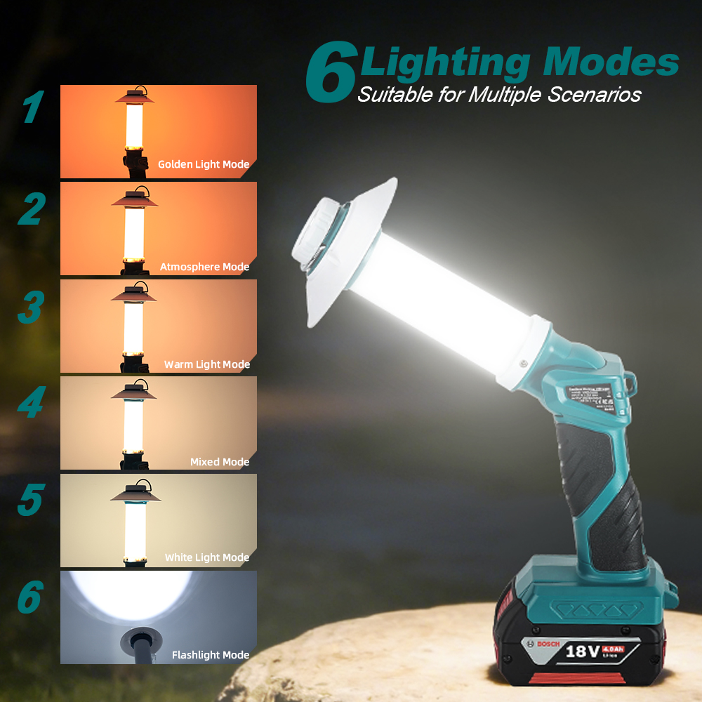 Linterna LED de Camping de 6 m - Power Tools Zoom reseña y precio
