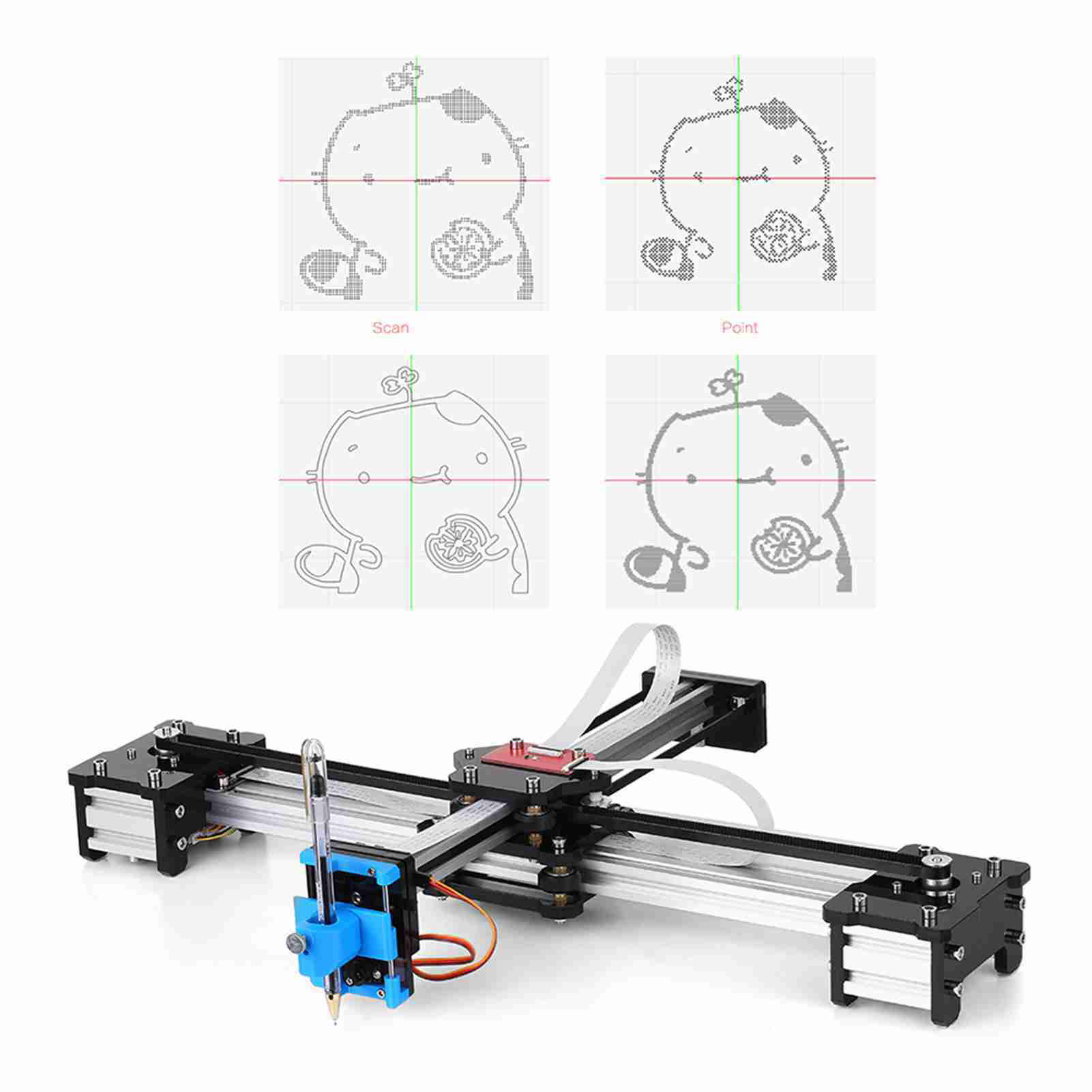 VG-X4 pluma de Plotter ensambl - Power Tools Drawing reseña y precio