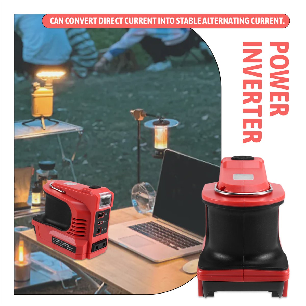 Convertidor inversor DT81, inv - Power Tools Toolstation reseña y precio