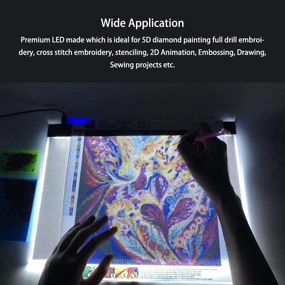 Tablero de Luz LED A5 para Kit - Power Tools Drawing reseña y precio
