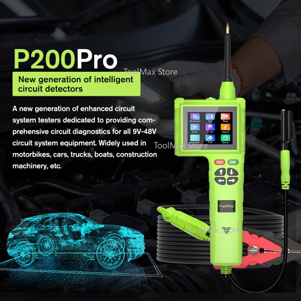 JDiag P200 12V 24V Sonda de Po - Power Tools In Automotive reseña y precio